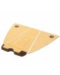 Grip para tabla de surf Deflow Traction Pad 3 piezas Cream posterior