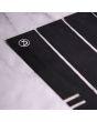 Grip frontal para tabla de surf Deflow Front Pad negro 4 piezas logo