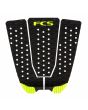 Grip para tablas de surf FCS Kolohe negro Pad 3 piezas