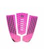 Grip para tabla de surf Quiksilver Suit rosa Tail Pad 3 piezas separado