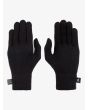 Guantes de invierno Roxy Tropical Snow Negro Antracita para mujer anverso y reverso