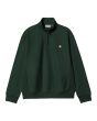 Sudadera Carhartt WIP Half Zip American Script Sweat Conifer para hombre