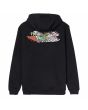 Sudadera con capucha Santa Cruz Meek Concrete Slasher Negra para hombre posterior