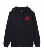 Sudadera con capucha Santa Cruz Meek Concrete Slasher Negra para hombre