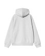 Sudadera Carhartt WIP Hooded American Script Jacket Ash Heather para hombre posterior