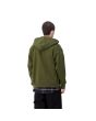 Hombre con Chaqueta tipo Sudadera Carhartt WIP Hooded American Script Jacket Tarragon Verde posterior