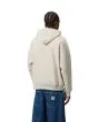 Hombre con sudadera de capucha Carhartt WIP Hooded American Script Sweatshirt Natural posterior