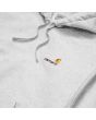 Sudadera con capucha Carhartt WIP American Script Sweat Ash Heather para hombre logo