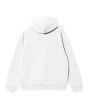 Sudadera con capucha Carhartt WIP Hooded Carhartt Sweatshirt blanca con logo negro para hombre posterior