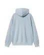 Sudadera con capucha y cremallera Carhartt WIP Hooded Duster Script Jacket Misty Sky (Garment Dyed) para hombre posterior