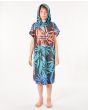 Niño con toalla de playa con capucha Rip Curl Hooded Print Towel Multicolor Hood