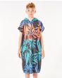 Niño con toalla de playa con capucha Rip Curl Hooded Print Towel Multicolor