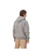 Hombre con sudadera de capucha Carhartt WIP Hooded Yute Sweat Gris posterior