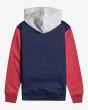 Sudadera polar con capucha Billabong Arch Block Azul Marino para niños de 8 a 16 años posterior