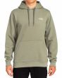 Hombre con sudadera polar de capucha Billabong Arch Sage verde