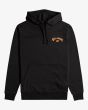 Sudadera con capucha Billabong Arch Wave negra para hombre