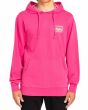 Hombre con sudadera de capucha Billabong Connection rosa fucsia