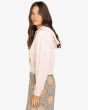 Mujer con Sudadera de capucha Billabong New Age Rosa lateral