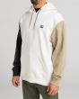 Hombre con Sudadera de capucha Billabong Spencer blanca lateral