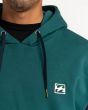 Hombre con Sudadera de capucha Billabong Spencer Real Teal logo