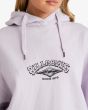 Mujer con Sudadera de capucha Billabong Stay 73 Kendall Lavanda logo
