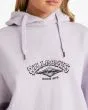 Mujer con Sudadera de capucha Billabong Stay 73 Kendall Lavanda logo