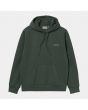 Sudadera con capucha Carhartt WIP Script Embroidery Sweat verde para hombre