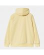 Sudadera con capucha Carhartt WIP Script Embroidery Sweat Amarilla para hombre posterior