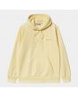 Sudadera con capucha Carhartt WIP Script Embroidery Sweat Amarilla para hombre 