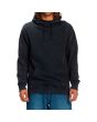 Hombre con sudadera de capucha DC Shoes Andy Warhol Cow negra frontal