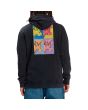 Hombre con sudadera de capucha DC Shoes Andy Warhol Cow negra 