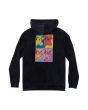 Sudadera de capucha DC Shoes Andy Warhol Cow negra para hombre posterior