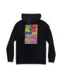 Sudadera de capucha DC Shoes Andy Warhol Cow negra para hombre posterior