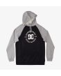 Sudadera con capucha DC Shoes DC Star Pilot negra y gris para hombre