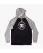 Sudadera con capucha DC Shoes DC Star Pilot negra y gris para hombre