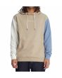 Hombre con sudadera de capucha DC Shoes Riot 2 beige