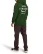 Hombre con Sudadera de capucha Deus Biarritz Address Verde espalda