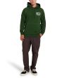 Hombre con Sudadera de capucha Deus Biarritz Address Verde ajuste regular