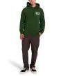 Hombre con Sudadera de capucha Deus Biarritz Address Verde ajuste regular