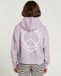 Mujer con sudadera de capucha Element Collab Lavanda espalda