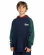 Niño con sudadera de capucha Element Cornell Script Azul Marino