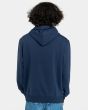 Hombre con sudadera de capucha Element Dusk azul marino espalda