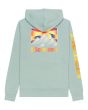 Sudadera con capucha Element Kass Hood Unisex verde posterior