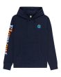 Sudadera con capucha Element Kass Hood Unisex azul marino 