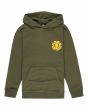 Sudadera con capucha Element Snake Youth Verde para niño 8 a 16 años