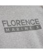 Sudadera con capucha Florence Marine X Burgee Hoodie gris para hombre estampado