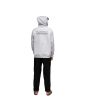 Hombre con Sudadera de capucha Florence Marine X Burgee Hoodie gris posterior