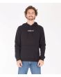 Hombre con Sudadera polar de capucha Hurley Bengal Fleece Negra frontal
