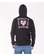 Hombre con Sudadera polar de capucha Hurley Bengal Fleece Negra posterior
