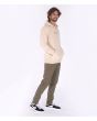 Hombre con Sudadera polar de capucha Hurley Bengal Fleece beige bolsillo